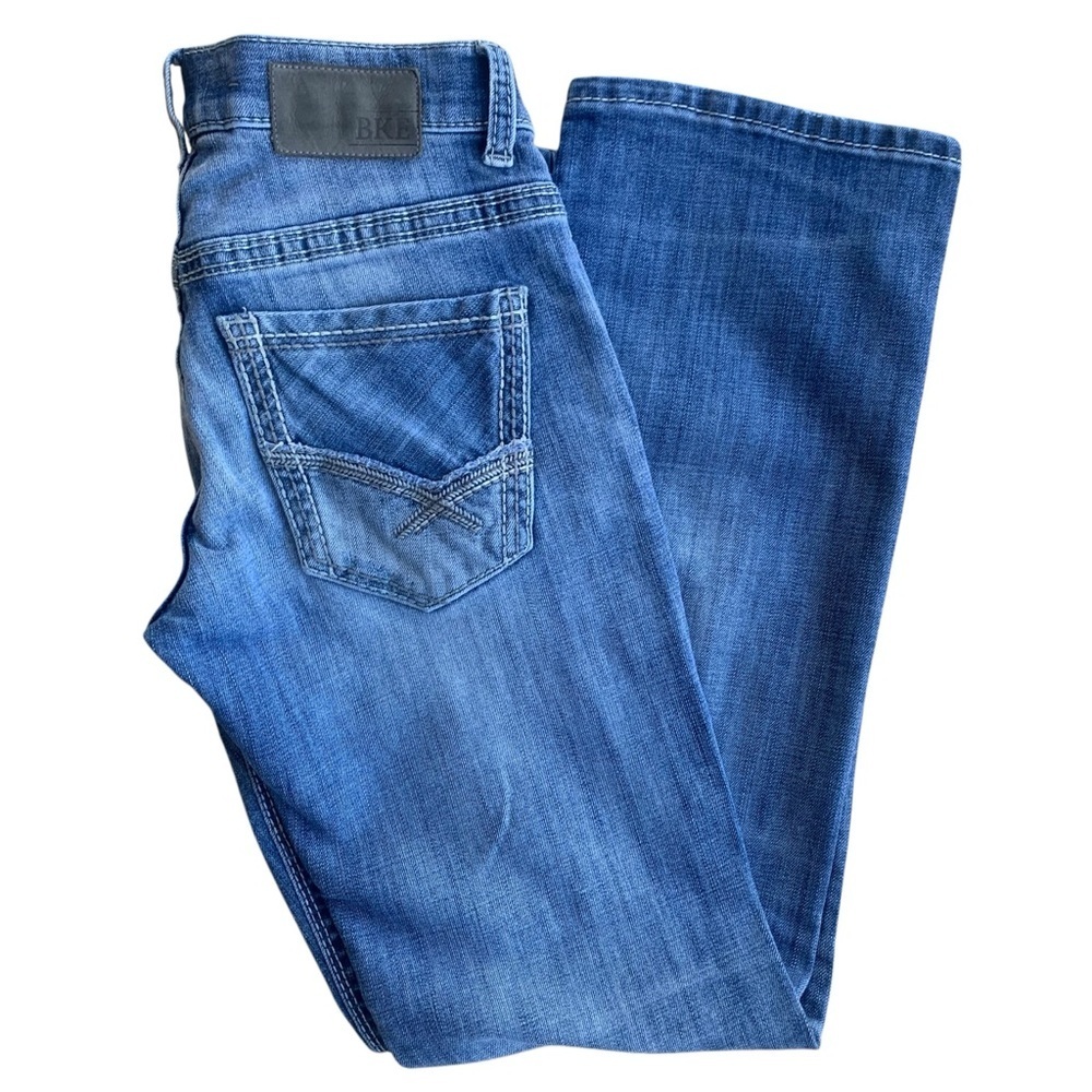 BKE Aiden Bootcut Jeans with Faded Look - Size 28
